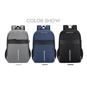 Backpack For Men Multifunctional Waterproof Oxford Cloth Urban Bag For Laptop 13.3 Inch USB Charging Luxury Gray Rucksack Men