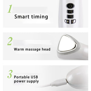 LED Face Massager Hot Cold Hammer USB Ultrasonic Cryotherapy Light Photon Facial Lifting Wrinkle Remover Spa Ion Beauty Device