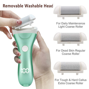 Charged Electric Foot File for Heels Grinding Pedicure Tools Professional Foot Care Tool Dead Hard Skin Callus Remover Effective
