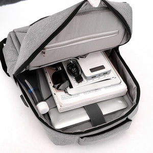 Backpack For Men Waterproof Nylon Luxury Designer Backbag USB Charging Business Anti-theft Black Urban Bag For Laptop 15.6-inch