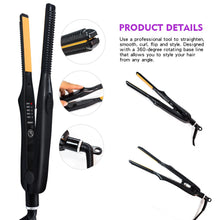 Load image into Gallery viewer, Professional Hair Straightener Tourmaline Ceramic Anion Hair Care Flat Iron 1 Minute Rapid Heating to 230 Temperature