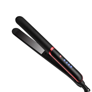 Ceramic Hair Straightener Electric Hair Curler Flat Iron LED Display Straighting Iron Temperature Control Curling Styler