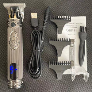 Barber Shop Oil Head 0mm Electric Hair Trimmer Professional Haircut Shaver Carving Hair Beard Machine Styling Tool
