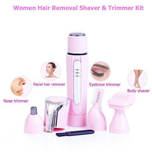 Load image into Gallery viewer, Electric Mini Facial Painless Hair Trimmer Multifunction Hair Removal Face Shaver Portable Remover Epilator Women Beauty Tool