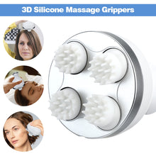 Load image into Gallery viewer, Electric Head Massage Device 3D Stereo Scalp Stress Relax Head Massage Tool Prevent Hair Loss Body Deep Tissue Kneading Massager