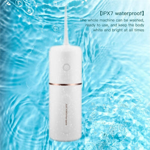 280ML Water Tank Dental Oral Irrigator USB Rechargeable Water Jet Flosser Portable IPX7 Waterproof Teeth Cleaner Machine