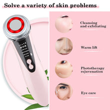Load image into Gallery viewer, 4 In 1 LED Face Massager Skin Rejuvenation EMS Facial Lifting Wrinkle Removal Skin Tightening Hot Cool Beauty Device