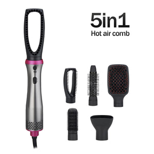 2022 Hot Air Comb 5 In 1 Multifunctional hair Blower Volumizing and Anion Salon Blow Dryer hairdryer Curl Hair Brush Styler Tool