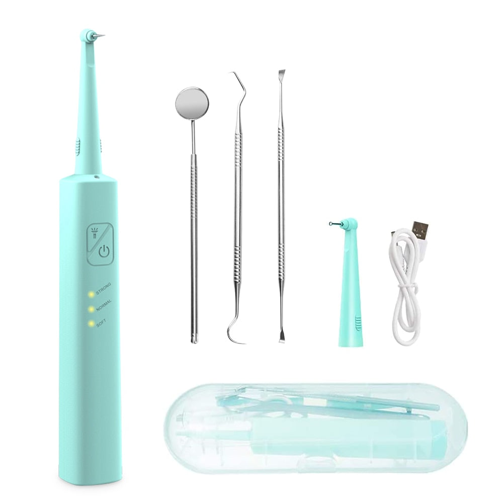 Ultrasonic Dental Washer Portable Dental Scaler USB Rechargeable Dental Calculus Remover for Tartar Clean Teeth Whitening