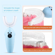 Load image into Gallery viewer, Electric Toothbrush Kids Cordless USB Rechargeable Toothbrush IPX5 Waterproof Ultrasonic Automatic Tooth Brush