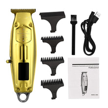 Load image into Gallery viewer, Portable Digital Hair Trimmer Cordless Rechargeable Electric Hair Clippers LCD Display Beard Shaver Powerful Haircuting Blade