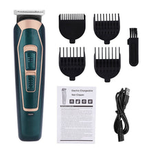 Load image into Gallery viewer, Professional Electric Hair Clipper Rechargeable Shaver Beard Hair Trimmer Cutting Machine Men&#39;s Haircut Beard Trimer