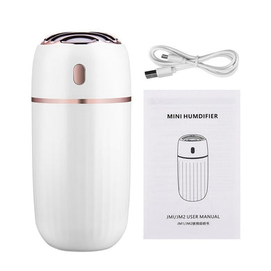 30Ml Wireless Aromatherapy Humidifier Essential Aroma Oil Diffuser Ultrasonic Air Humidifier USB Mini Mist Maker LED Light
