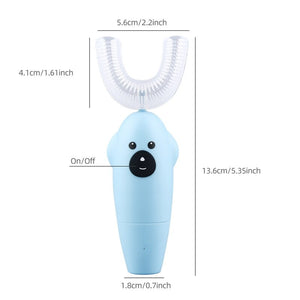 Electric Toothbrush Kids Cordless USB Rechargeable Toothbrush IPX5 Waterproof Ultrasonic Automatic Tooth Brush
