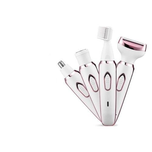 4 in 1 Electric Women Epilator Bikini Body Armpit Electric USB Rechargeable Hair Removal Trimmer Quick Safe Hair Removal Shaver