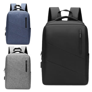 Business Backpacks For Men USB Charging Multi-function Bag For Laptop 15.6 Casual Waterproof Oxford Cloth Rucksack Man