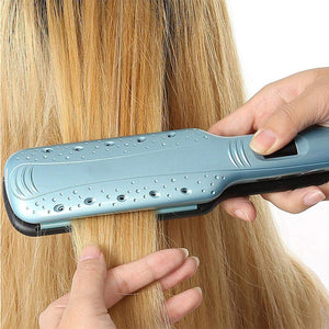 Professional Infrared Hair Straightener Ceramic Flat Iron Negative Ion Straight Hair Irons with Air Hole Heat Dissipation