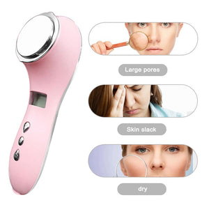 Hot and Cold Facial Beauty Ion Rejuvenation Cleansing Household Beauty Instrument
