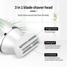 Load image into Gallery viewer, Electric Epilator Hair Shaving And Removal Female Facial Razor Skincare Trimmer For Women Facial Body Leg Electric Shaver