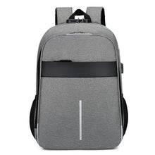 Load image into Gallery viewer, Backpack For Men Multifunctional Waterproof Oxford Cloth Urban Bag For Laptop 13.3 Inch USB Charging Luxury Gray Rucksack Men