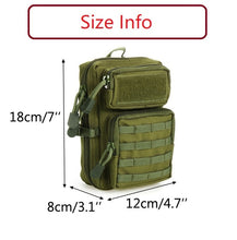 Load image into Gallery viewer, Multipurpose Waterproof Outdoor Tactical Waist Bag Hiking Travelling Sling Backpack Waist Packs Shoulder Bag Pouch