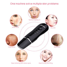 Load image into Gallery viewer, Ultrasonic Skin Scrubber Facial Cleaning Peeling Shovel Lifting Machine + Spa Nano Face Sprayer Steamer
