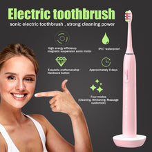 Load image into Gallery viewer, Newest Sonic Electric Toothbrushes Smart Rechargeable Whitening Toothbrush Acoustic Wave Waterproof Brush Head