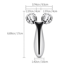 Load image into Gallery viewer, 3D Roller Massager Portable Facial Body Massage Lifting Slimming V-face 360 Rotate Thin Face Wrinkle Remover Y Shape Relaxation