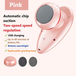 Foot Care Tool with 3 Rollers Skin Care Feet Dead Dry Skin Remover Electric Foot File Callus Remover for Cracked Heels Cuticles