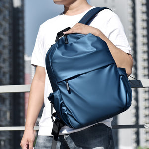 Men's Fashion Backpack Trendy Black Portable Casual Designer Backbags Waterproof Luxury Business Bag For Laptop 14 Inch
