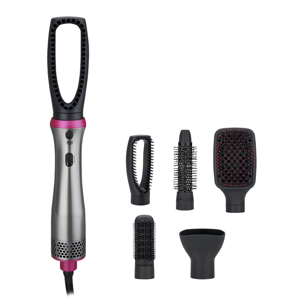 2022 Hot Air Comb 5 In 1 Multifunctional hair Blower Volumizing and Anion Salon Blow Dryer hairdryer Curl Hair Brush Styler Tool