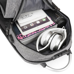Men's Backpack Business Multifunctional USB Charging Notebook Bag For 15.6 Inch Casual Waterproof Backbag For Man
