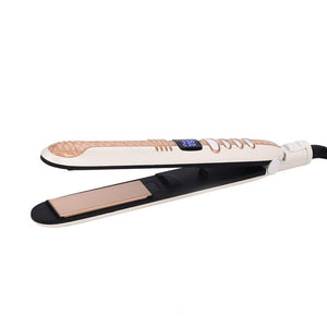 2 In 1 Professional Hair Straightener Curler Flat Iron LED Digital Display Fast Heating Ceramic Hair Straightening Curler Tools