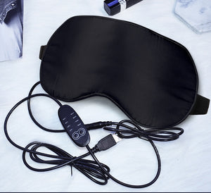 USB Steam Sleeping Eye Mask Shading Mask For Sleep Soft Adjustable Temperature Control Electric Heated Eye Mask to Relieve Eye