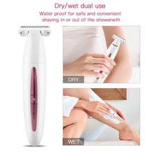 Load image into Gallery viewer, Waterproof Electric Women Epilator Hair Removal Face Bikini Legs Depilatory Trimmer Razors Lady Shaver Cordless Haircut Machine