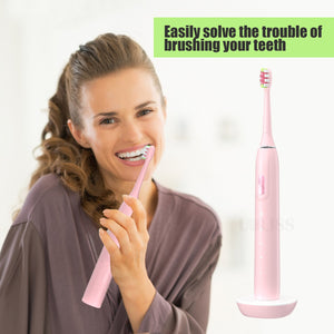 Newest Sonic Electric Toothbrushes Smart Rechargeable Whitening Toothbrush Acoustic Wave Waterproof Brush Head