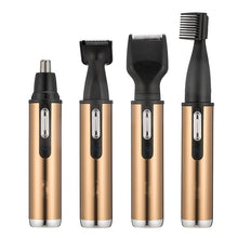 Load image into Gallery viewer, 4 in 1 Electric Nose Trimmer Rechargeable Women Face Care Beard Shaver For Nose &amp; Ear Men&#39;s Ear Nose Hair Cutter