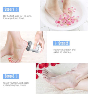 Portable Electric Vacuum Adsorption Foot Grinder Electronic Foot File Pedicure Tools Callus Remover Feet Care Sander
