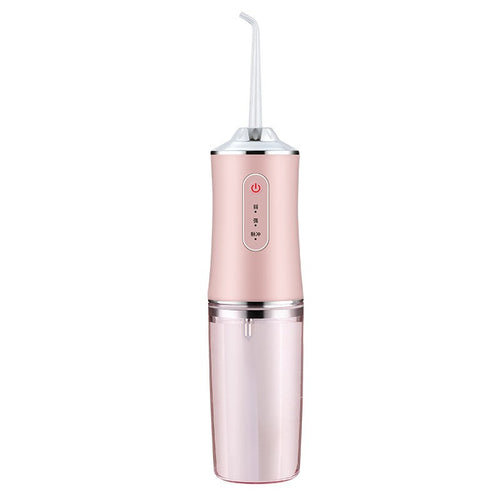 Waterproof Oral Irrigator Dental Water Jet Water flosser USB Rechargeable Water Flosser 220ML Water Tank Teeth Cleaner