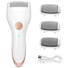 Load image into Gallery viewer, Electric Foot Callus Remover Portable Electronic Foot File Pedicure Tools Pedicure with 3 Rollers USB Rechargeable Foot Care