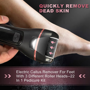 Rechargeable Electric Foot File Callus Remover Machine Pedicure Device Foot Care Tools Feet For Heels Remove Dead Skin