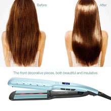Load image into Gallery viewer, Professional Infrared Hair Straightener Ceramic Flat Iron Negative Ion Straight Hair Irons with Air Hole Heat Dissipation