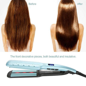 Professional Infrared Hair Straightener Ceramic Flat Iron Negative Ion Straight Hair Irons with Air Hole Heat Dissipation