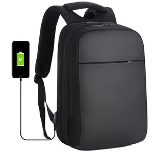 Casual Backpack For Man USB Charging Personality Oxford Cloth Notebook Backbag Multifunctional Waterproof Business Bag For Men