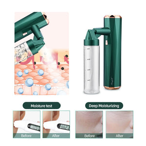Mini Facial Nano vaporizer Air Compressor Face moisturizer Moisturizing Sprayer Spray Gun Oxygen Skin Care Face Steamer