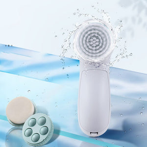 5 In 1 Electric Exfoliating Facial Cleansing Brush Pore Blackhead Cleaner Deep Clean Face Massage Waterproof Skin Wash Tool