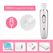Load image into Gallery viewer, 4 in 1 Electric Women Epilator Bikini Body Armpit Electric USB Rechargeable Hair Removal Trimmer Quick Safe Hair Removal Shaver