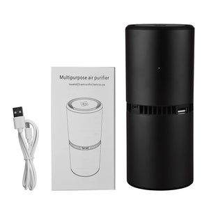 Mini Ozone Generator Deodorizer Air Purifier Negative Ion USB Rechargeable Fridge Purifier Portable Air Small Space Clear Odor