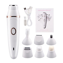 Load image into Gallery viewer, 7 In 1 Women Epilator Hair Removal Female Eyebrow Nose Trimmer Face Bikini Wet and Dry Waterproof Lady Shaver Machine
