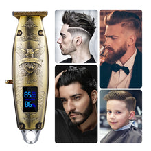 Load image into Gallery viewer, Chargeable Electric Hair Cutting Machine Hair Beard Clipper Men&#39;s Shaver Mute Trimmer Barber Professional hair Clipper